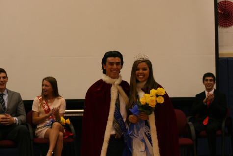 Homecoming King and Queen Michael Caputo and Julia Bergstrom