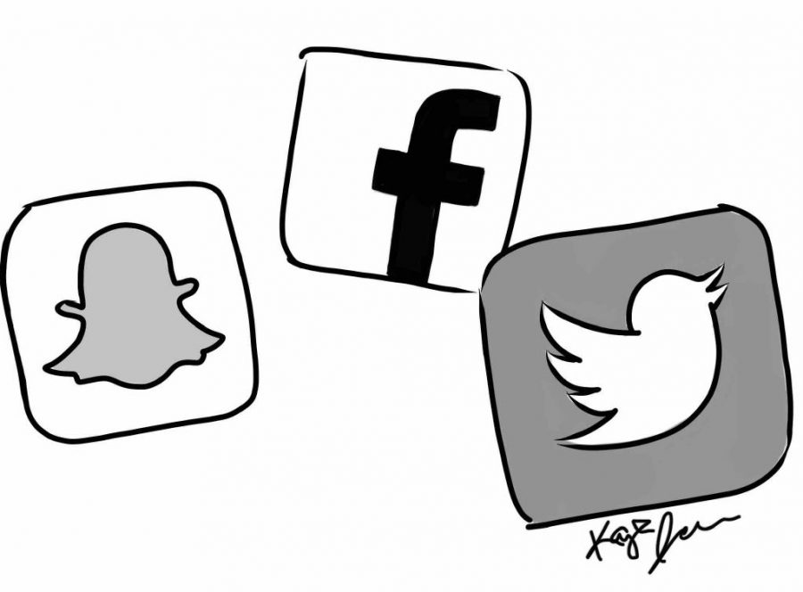 Various forms of social media vie for users attention.