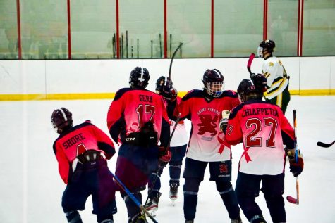 Hockey players face off against pressure