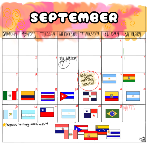 Hispanic students celebrate month of September