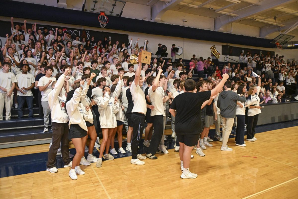 The homecoming Pep Rally.