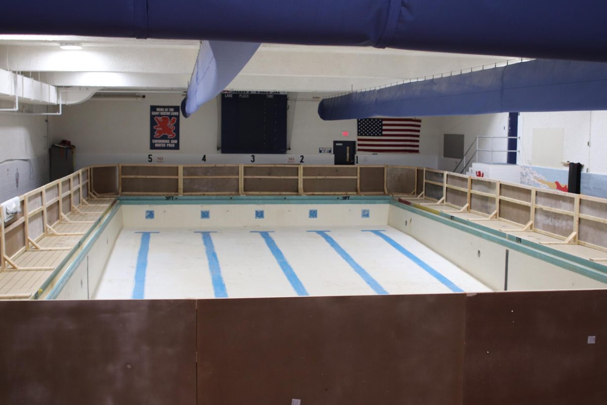 The empty pool awaits its future.