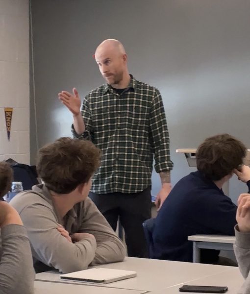 Mr. Moore balances teaching, coaching, and family